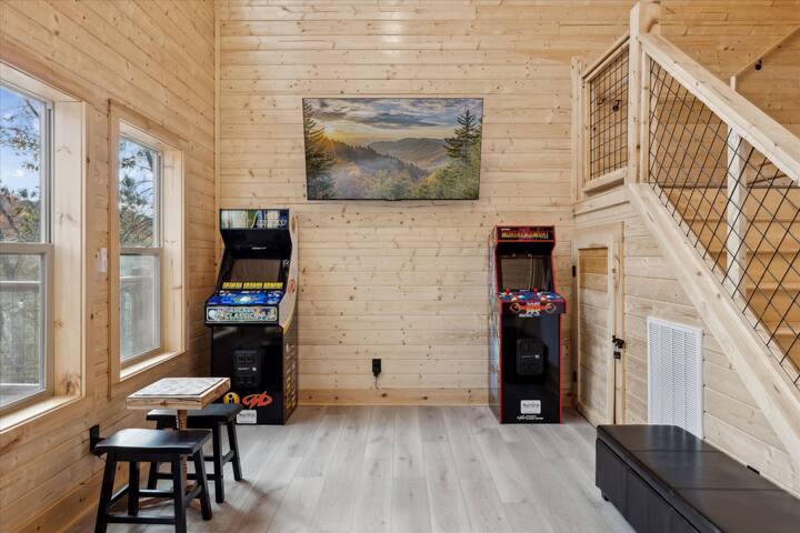 brand-new-hot-tub-axe-throwing-firepit-arcade/