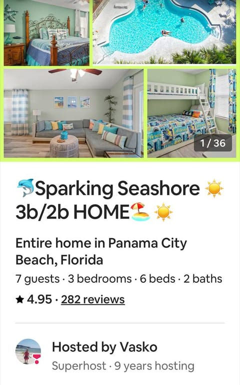 ~Sparking Seashore ~3b/2b~ HOME~
