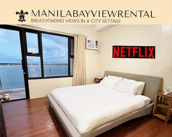 Superior King 1BR 1BA Balcony Bayview Pool Netflix - Manila