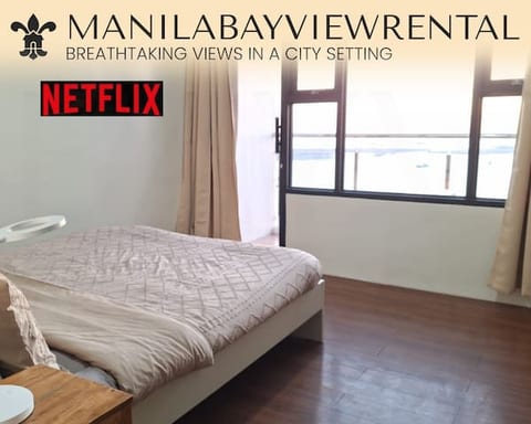Superior Queen 1BR1BA Balcony Bayview Pool Netflix