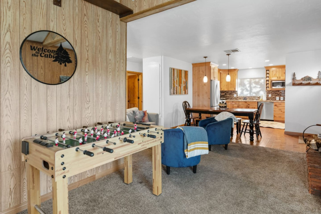 Villa Grove | Big Bear Family Retreat w/ Hot Tub, Fire Pit, Playground & Fenced Yard – Pet Friendly | by Rather Be Properties