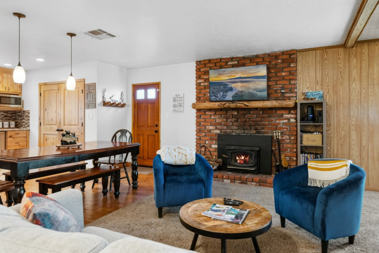 Villa Grove | Big Bear Family Retreat w/ Hot Tub, Fire Pit, Playground & Fenced Yard – Pet Friendly | by Rather Be Properties