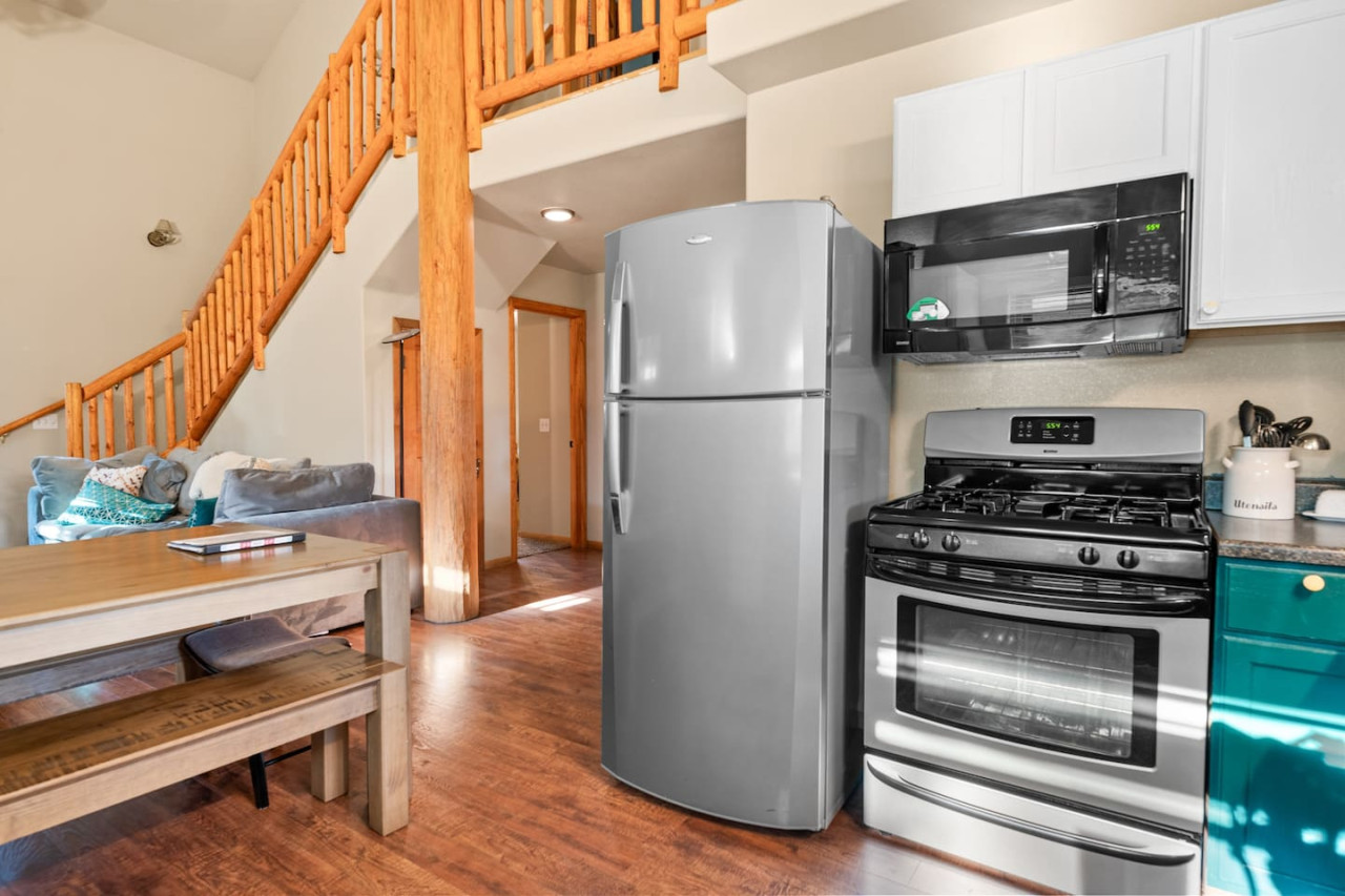 Big Bear vacation rental with hot tub and game room, close to lake, ski resorts, and trails. By Rather Be Properties