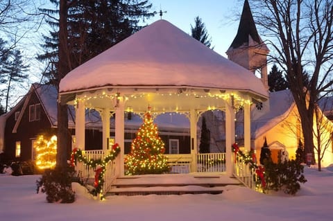 Redroof Ellicottville Chalet sauna 8' hot tub