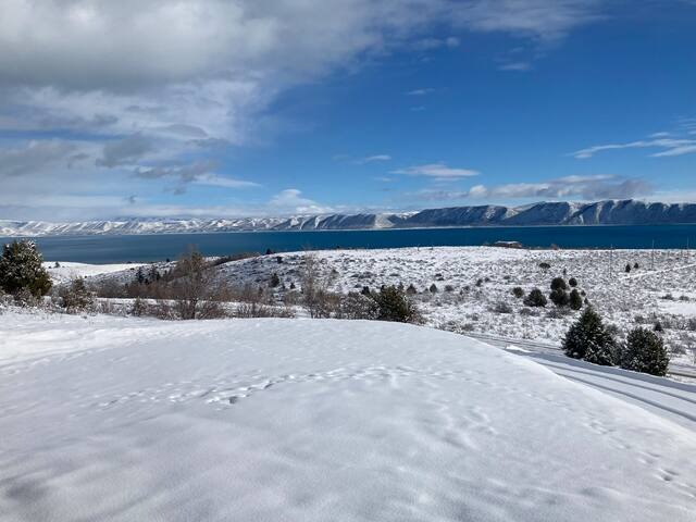 Winter View of the gorgeous Bear Lake