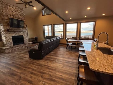 Living room and dining room combo