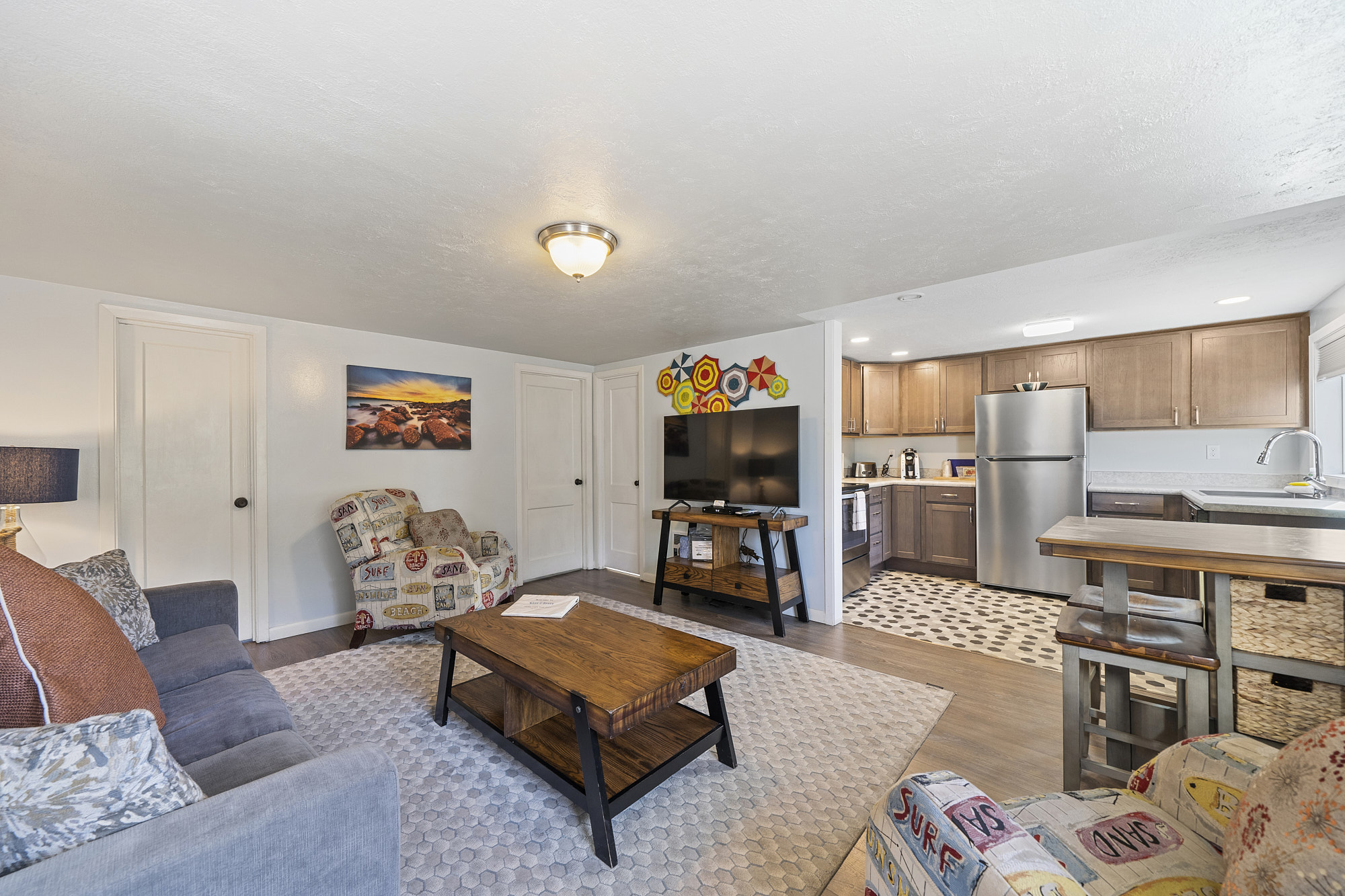 Main Living Room and Kitchen