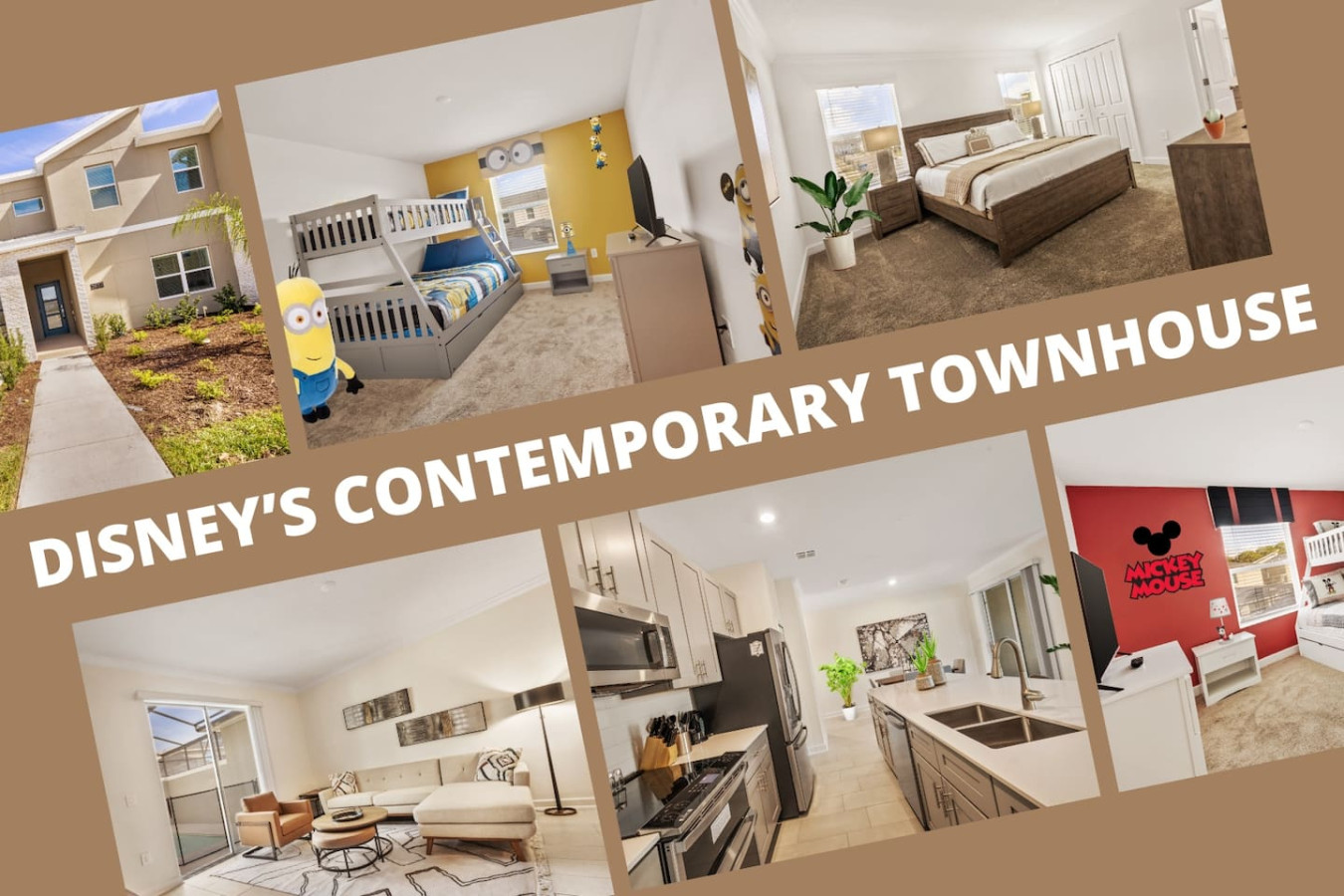 *NEW* King Bed | Disney Contemporary Townhouse - Kissimmee