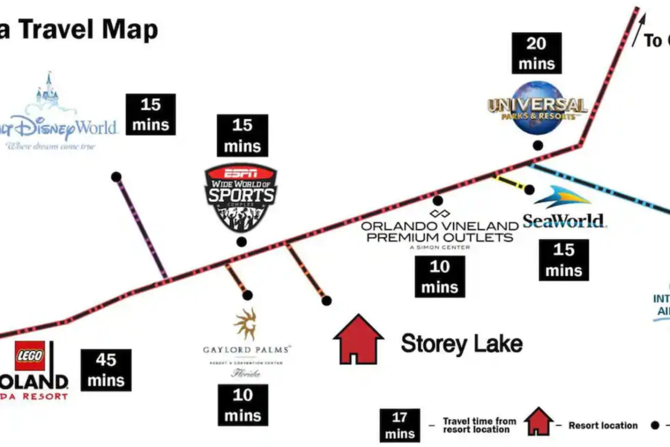 *NEW* King Bed | Disney Contemporary Townhouse - Kissimmee