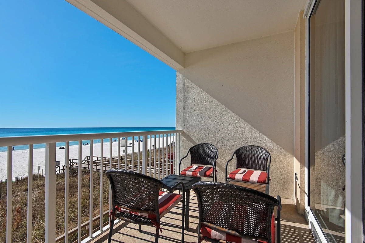 Enjoy relaxing on the balcony!