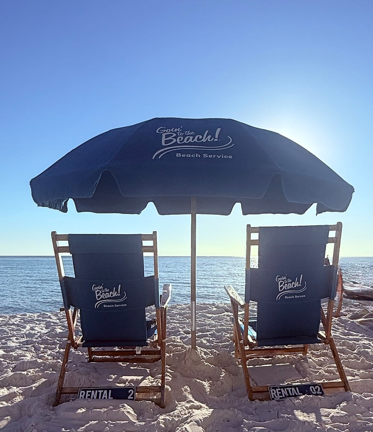 Beach chair service included with easy-access 2nd-floor beachfront living