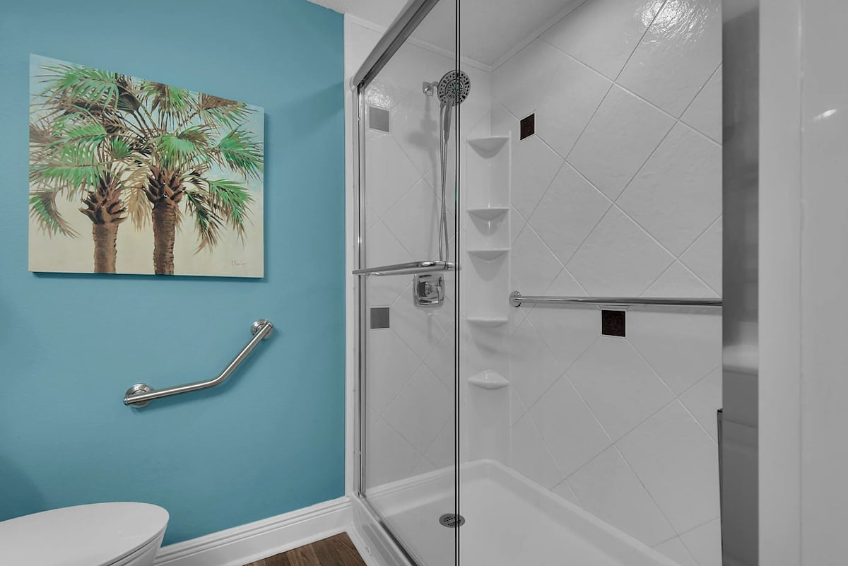 Master bath with walk in shower