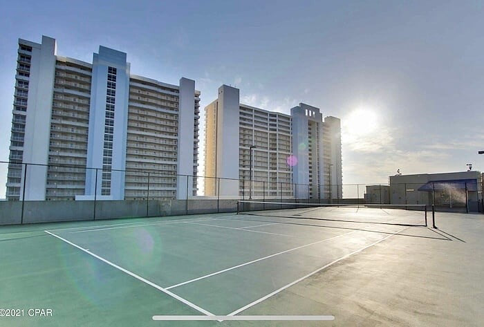 Tennis and pickleball court