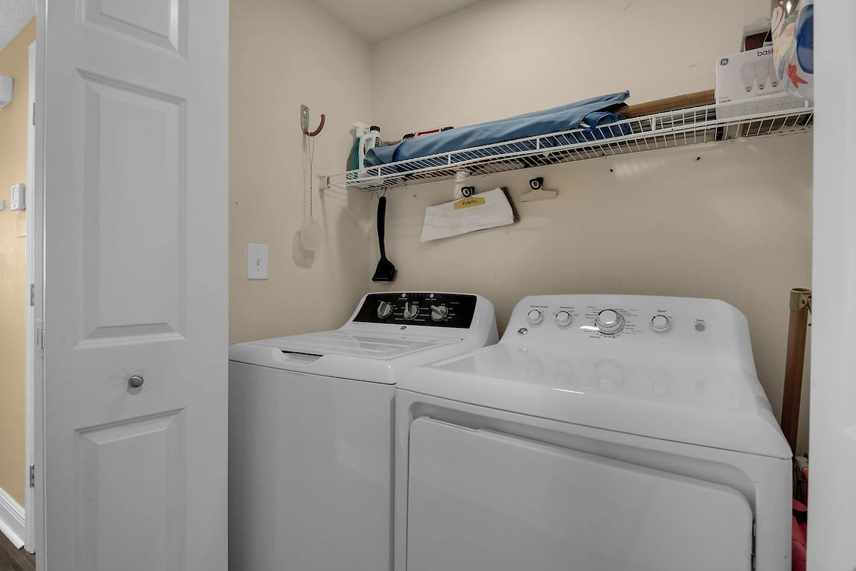 Full size washer and dryer