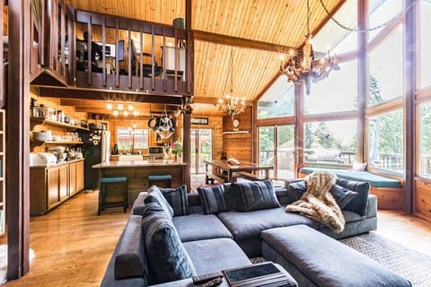 Kitchen and open concept family room