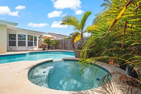Village Canal home short walk to Beach with pool