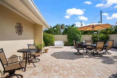 Village Canal home short walk to Beach with pool