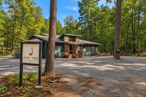 Wine Time Modern Rustic Cabin Retreat in the Woods