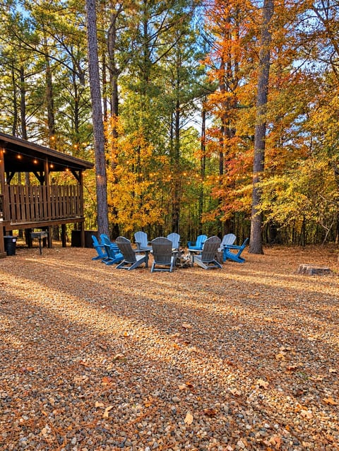 Woodland Fire Pit Gathering