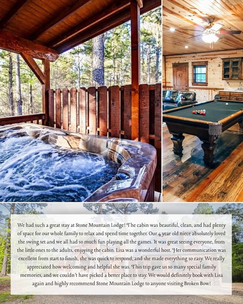 Stone Mountain Lodge | Luxury 6-Bedroom Cabin in Hochatown | Sleeps 16
