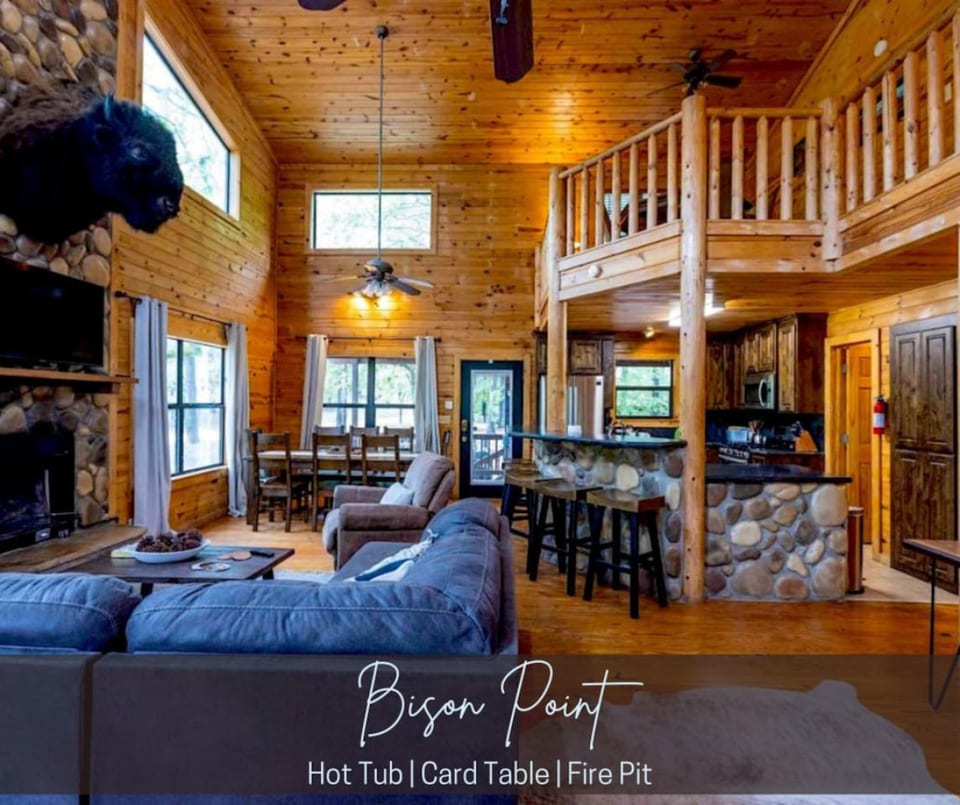 Bison Point, Smoker Grill, Corn Hole, Fire Pit - Broken Bow