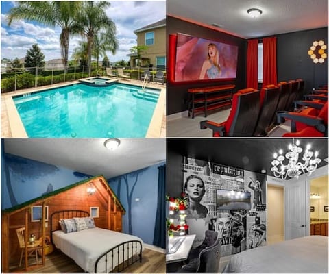 Swift BnB - Taylor themed rooms - Pool - sleeps 16