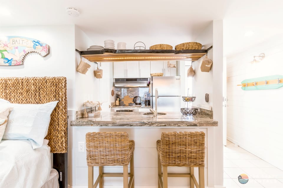 Fully Equipped Kitchen with Bar Seating
