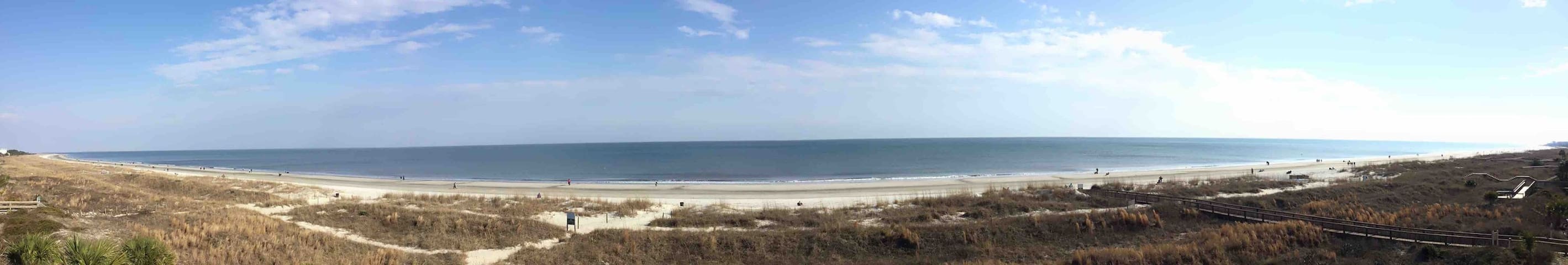 Beach Skybox HHI - panoramic view