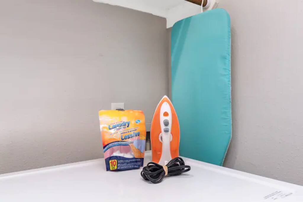 Cleaning Products And Iron 