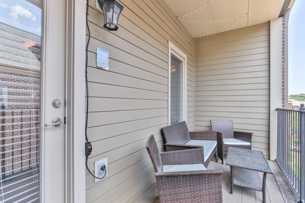 Private Balcony off Master Bedroom