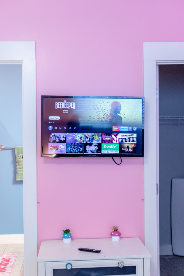 Stream your favorite TV shows in the second bedroom
