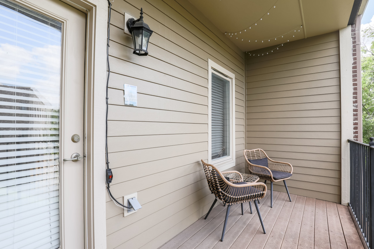 Private balcony off Master Bedroom