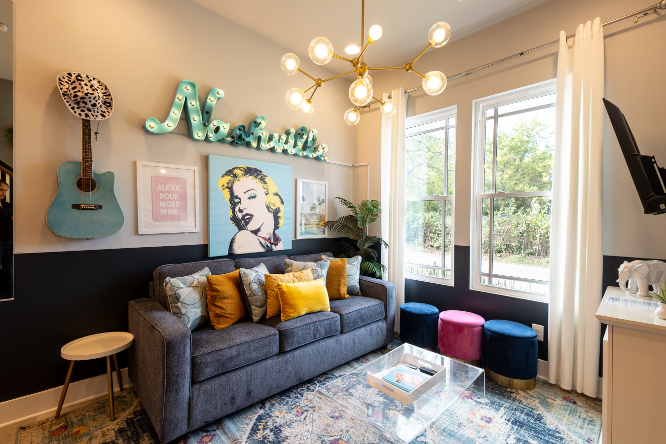 Welcome to City Heights- Relax in the Living Room