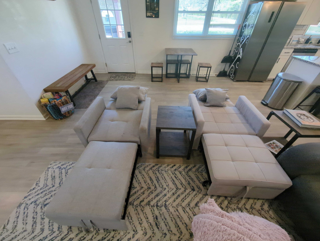 Living Room - 2 Single Sleeper Couches