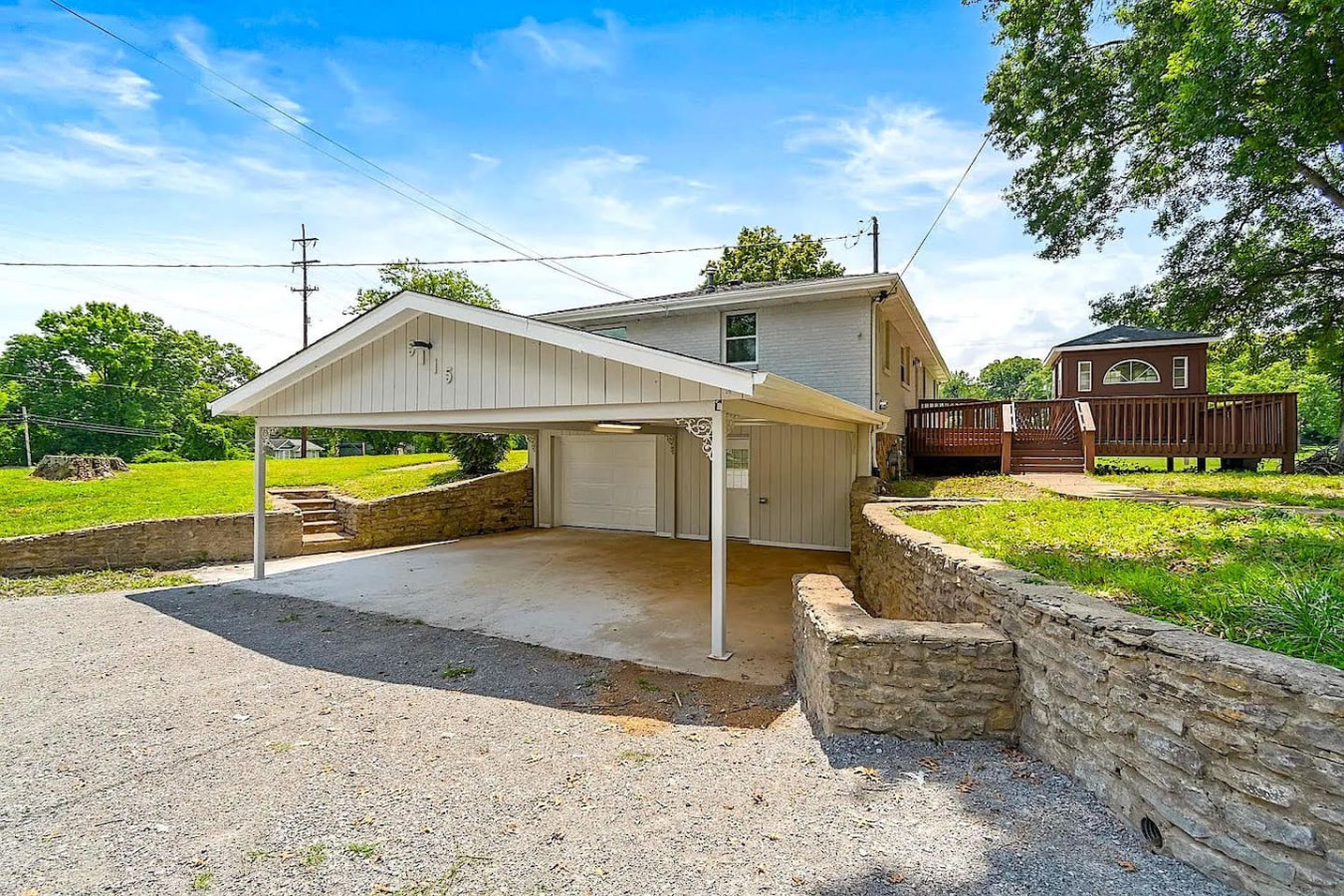 Plenty off street parking