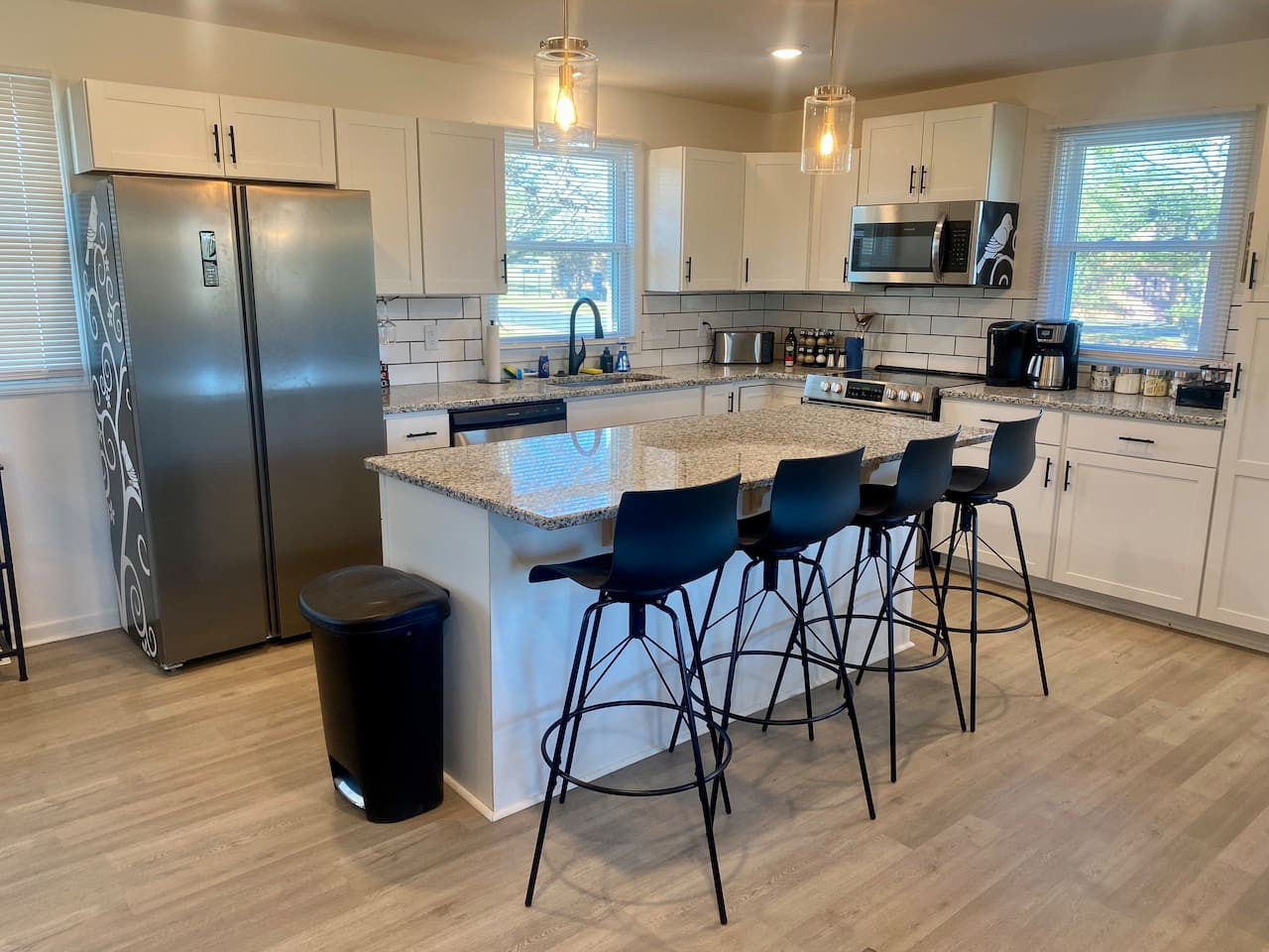 Modern fully equipped kitchen