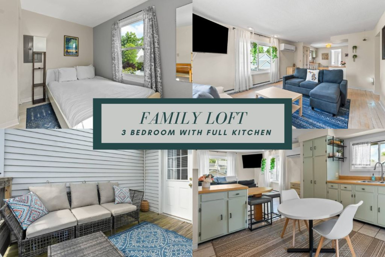 Enjoy the spacious family loft, featuring three comfortable bedrooms and a fully equipped kitchen—designed for relaxation, togetherness, and unforgettable moments.
