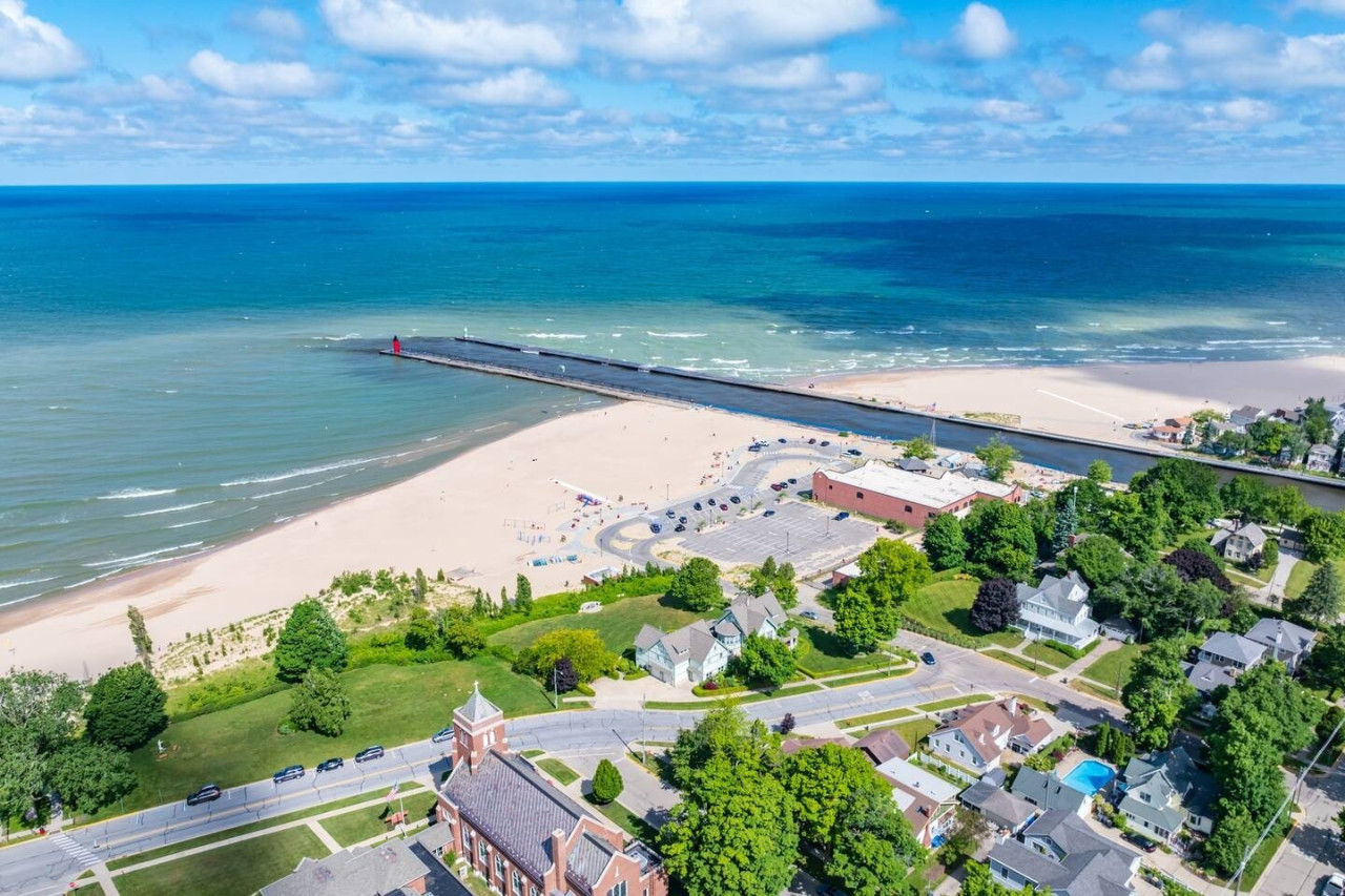 Welcome to beautiful Lake Michigan – just steps away, where you can enjoy breathtaking views and peaceful moments by the water.