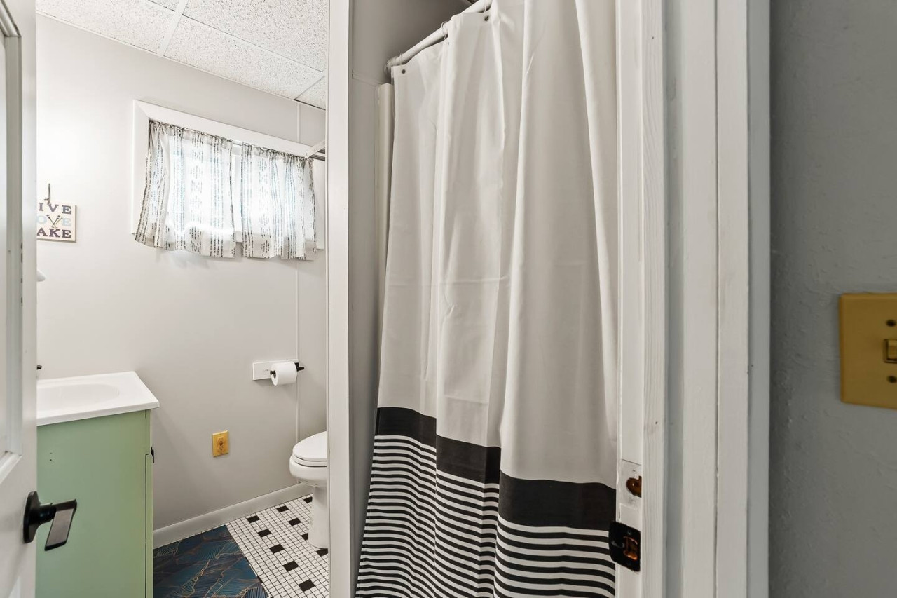 This bathroom offers a refreshing space to start or end your day with comfort and ease.