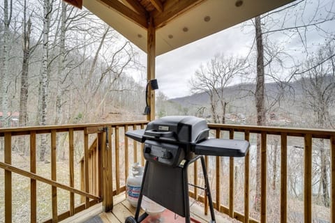 Fire up the gas grill on the front porch and enjoy a delicious meal surrounded by the beauty of the outdoors!