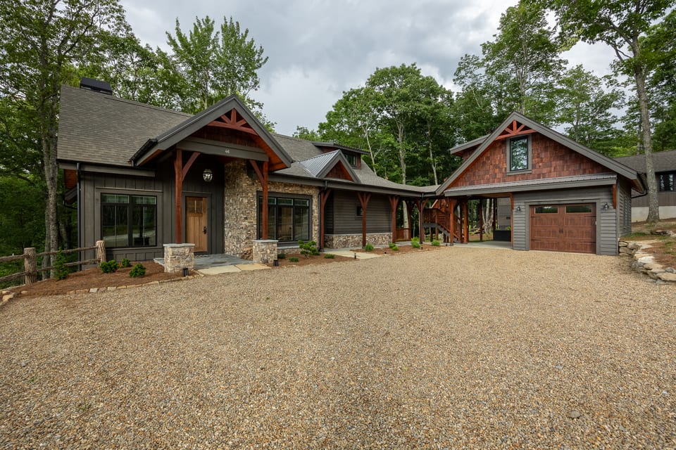 Front of House and Garage