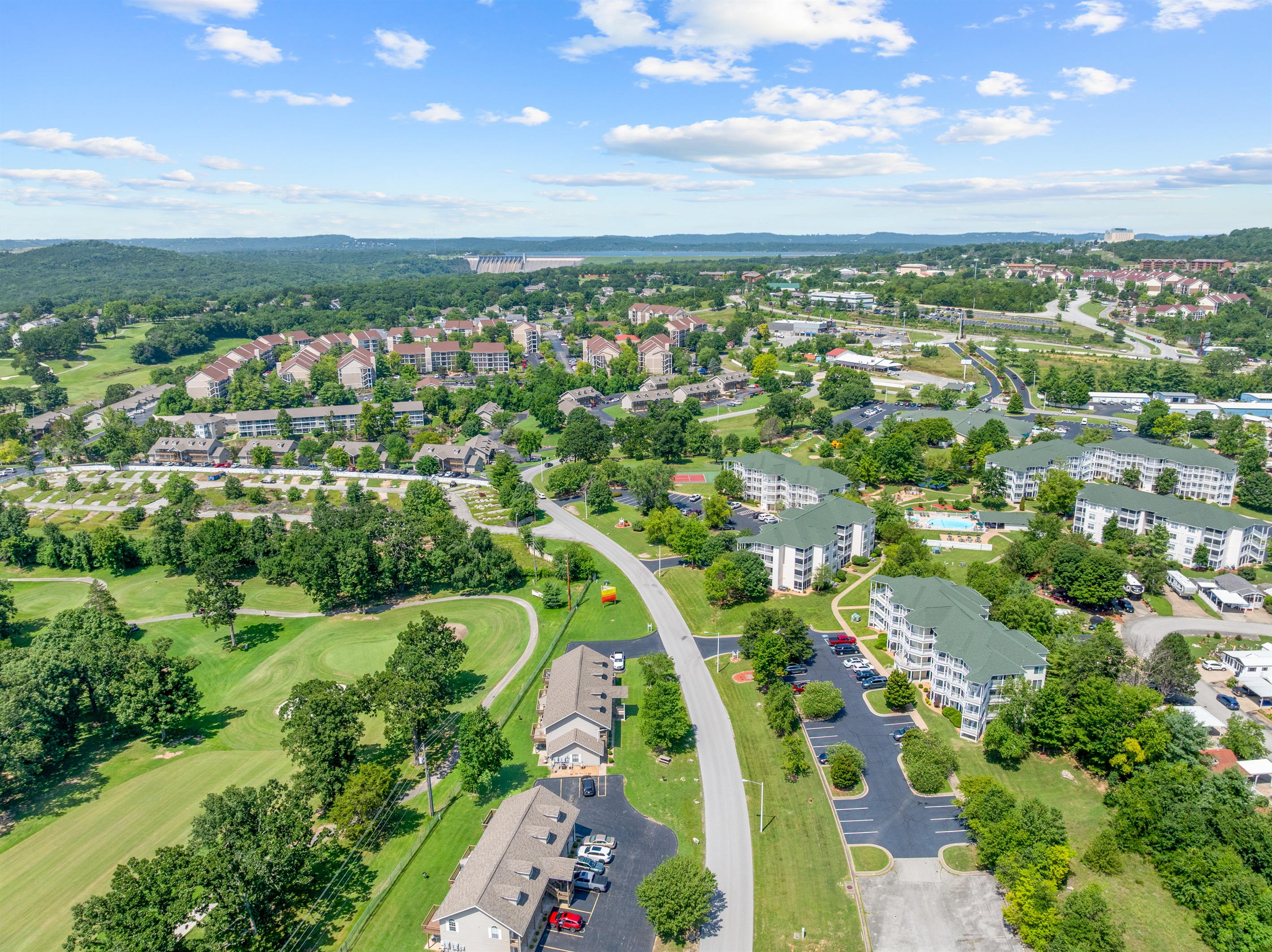 Prime location near Branson attractions, with golf views right outside.