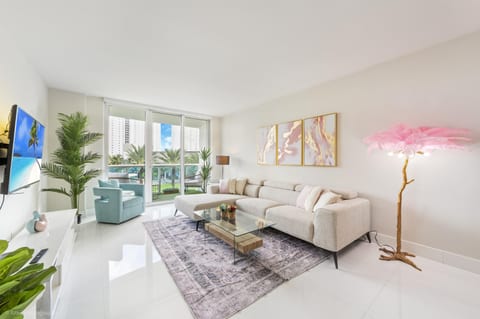 Lighted & Spacious Living Room