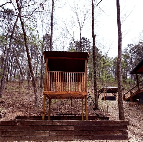 Kids can climb, play, and explore while you relax
