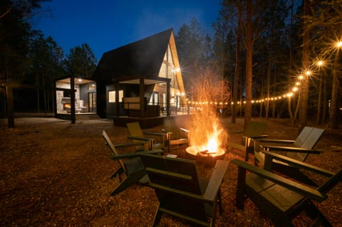 "Savor the moment with friends around the fire pit, sharing stories over cocktails or glasses of wine under the stars."
