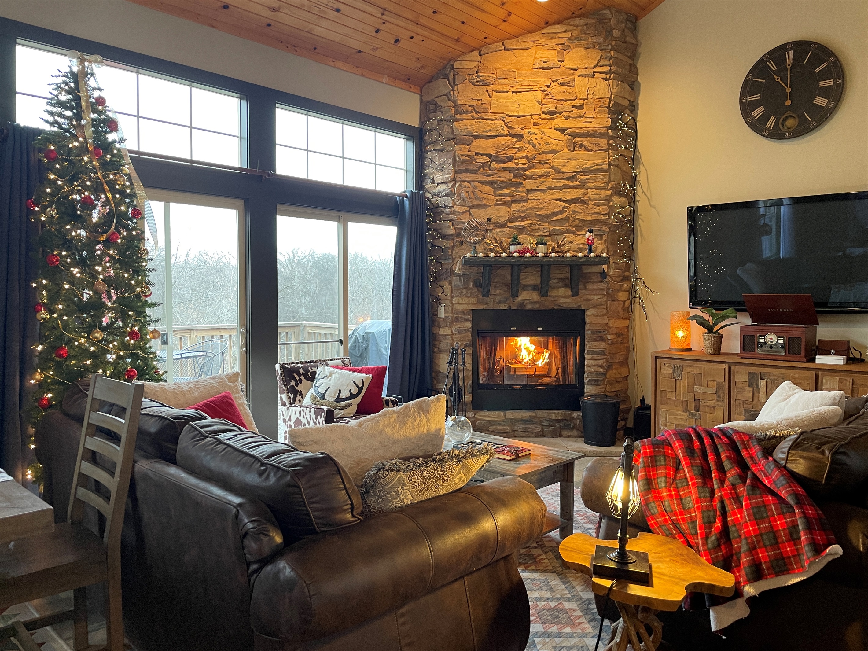 Decorated in December for Christmas