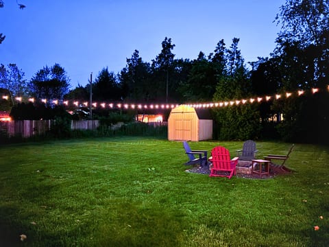 Massive fully fenced yard for play!