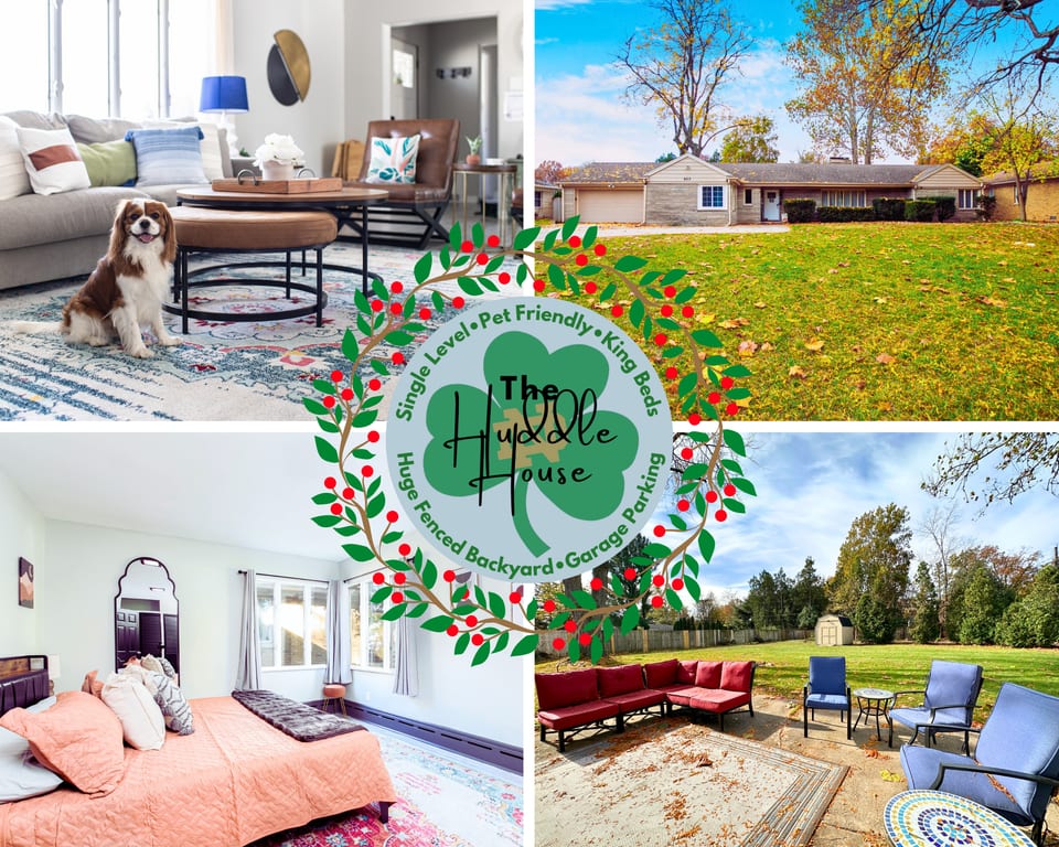 The perfect home base for a game day weekend, family gathering, or a college reunion!