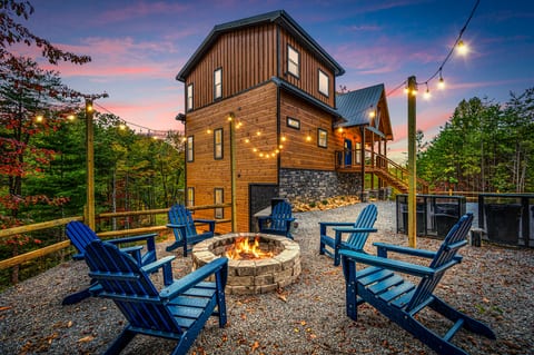 Sit back and relax by the firepit