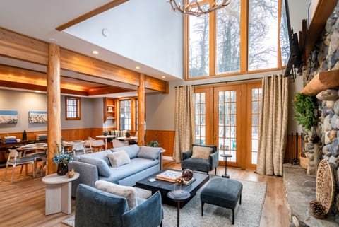 Cozy up in the living room